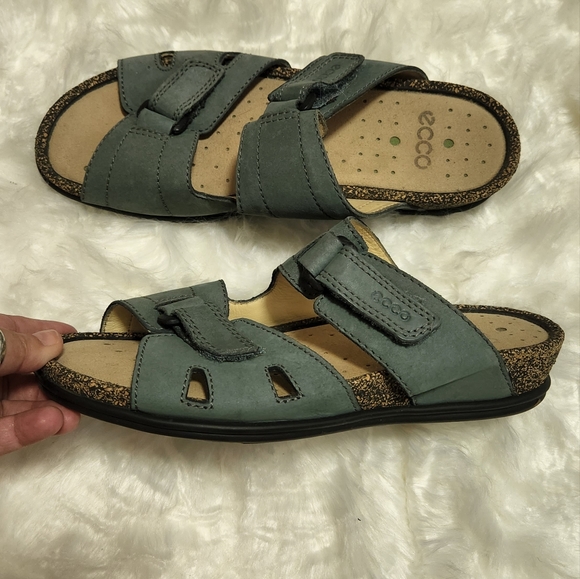 Ecco Shoes - Ecco/Leather Sandals